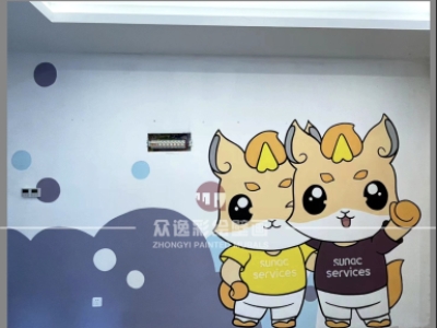 架空层提升改造卡通彩绘壁画